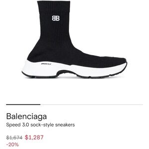 Balenciaga Sock-Style Speed 3.0 Sneakers